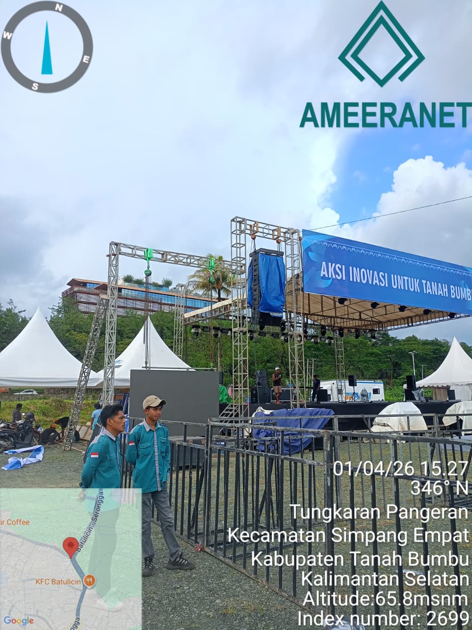 Sukseskan Expo Hari Jadi Kabupaten Tanah Bumbu, Ameeranet Perkuat Support Jaringan Internet